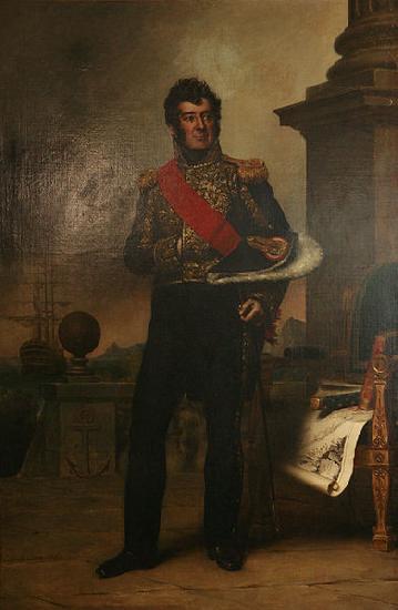 Jean-Baptiste Paulin Guerin Admiral Laurent Jean Francois Truguet Germany oil painting art